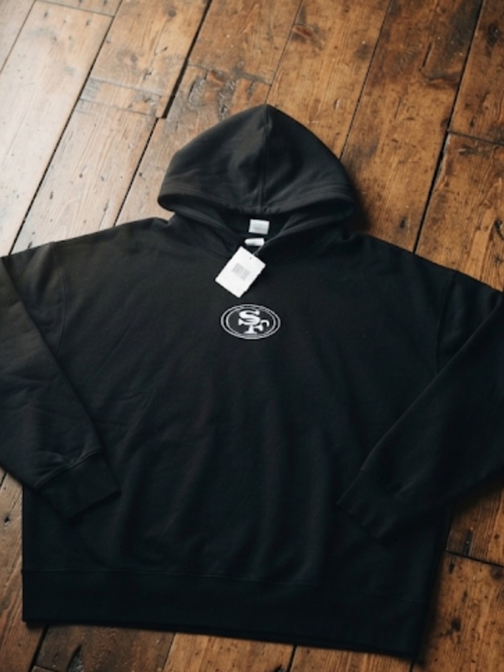 San Francisco 49ers hoodie Black men’s size 2XL